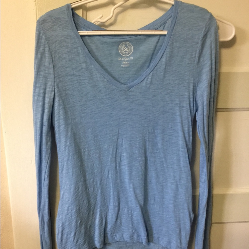 Blue long sleeve SO shirt